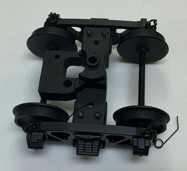 TENDER TRUCK / 4-WHEEL / BLACK / W/CHAINS / 2-RAIL / PREMIER L-1 MIKADO 2-8-2