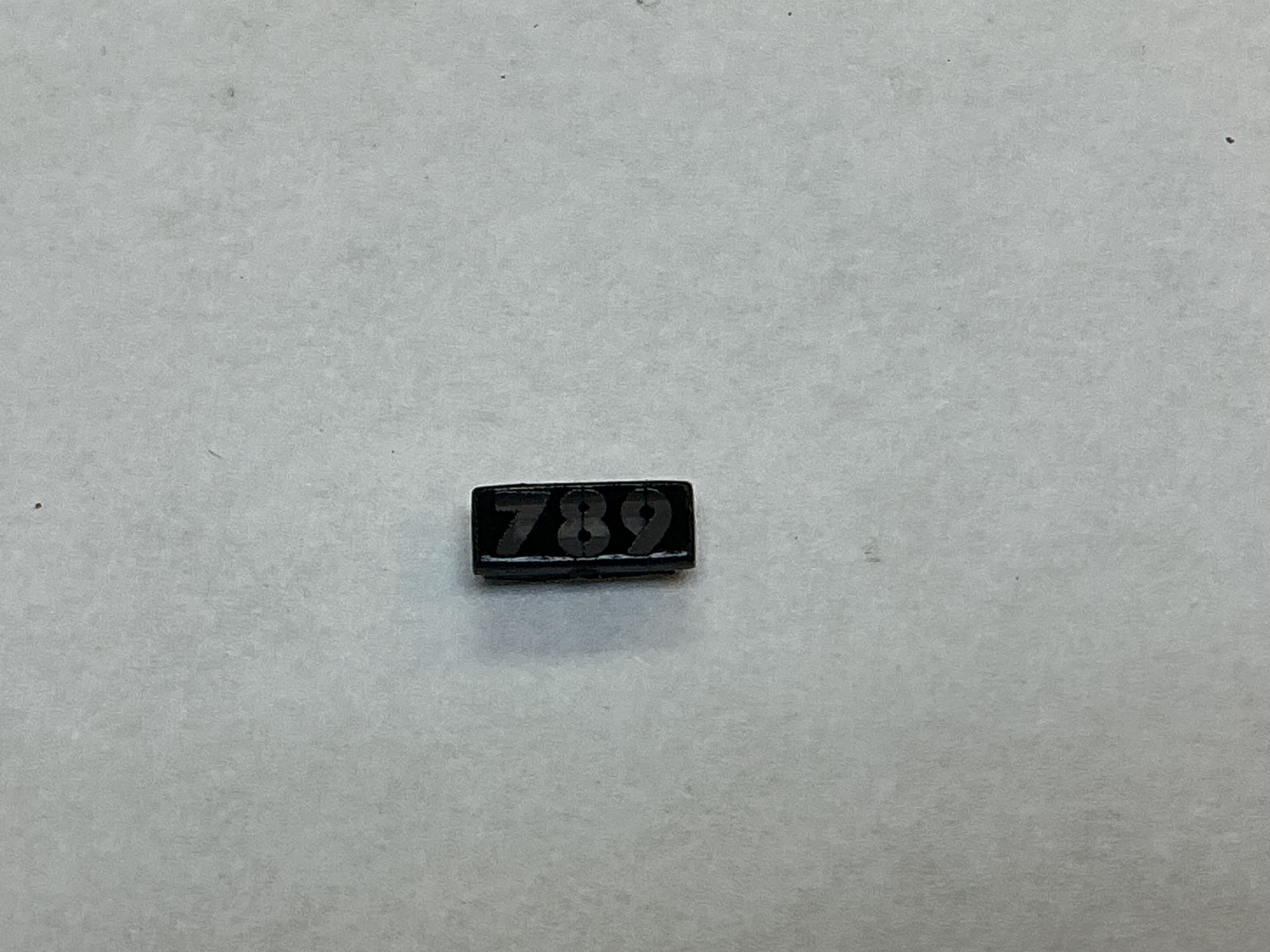 NUMBER BOARD / RH OR LH / HEADLIGHT HOUSING / #789 / PREMIER CAMELBACK 4-6-0