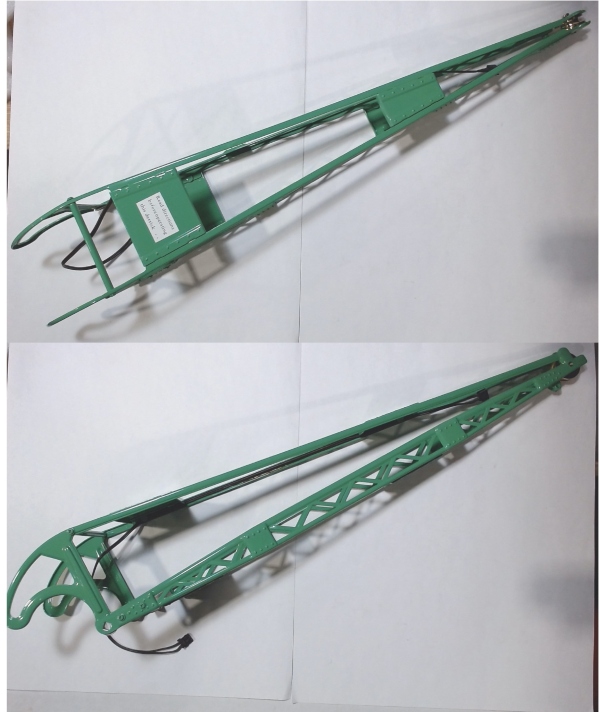 BOOM / GREEN / TINPLATE STANDARD GAUGE 219 CRANE CAR / 11-30060