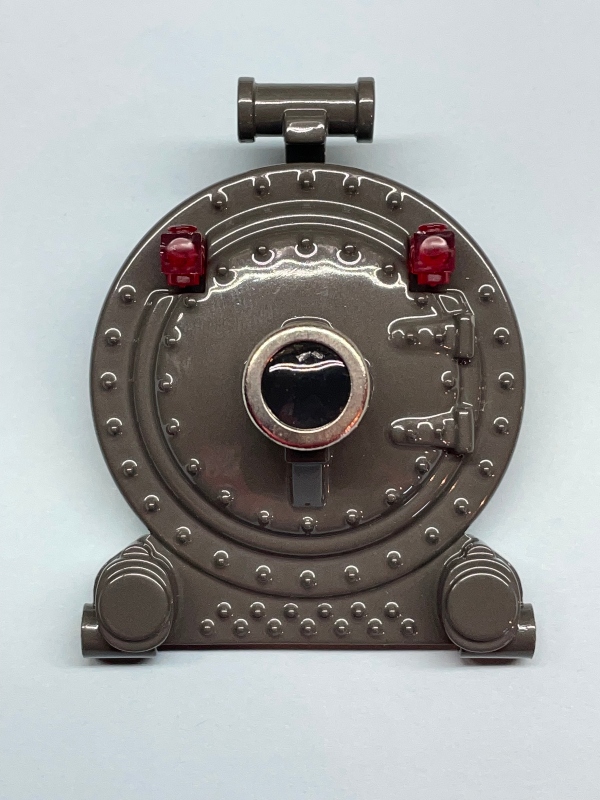 BOILER FRONT / DIE-CAST / GRAY W/NICKEL BEZEL / TINPLATE O GAUGE 263