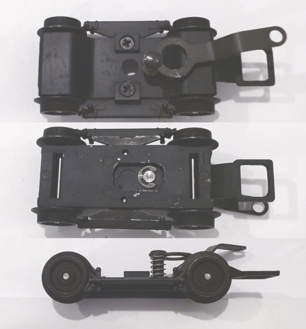 4-WHEEL PILOT TRUCK / W/BRAKE SHOES / BLACK / WITH PIVOT ARM ACCESS HOLE / PREMIER HUDSON 4-6-4 