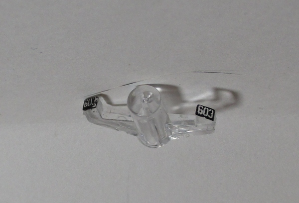 NUMBER BOARD & HEADLIGHT LENS / N&W #603 / BOILER FRONT MOUNTED / HO SCALE N&W J CLASS 4-8-4