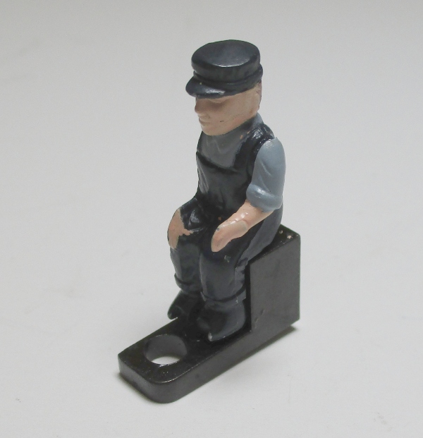 FIGURE / ENGINEER / RH SIDE IS SHAVED FLAT / W/DIE-CAST SEAT / PREMIER CLIMAX