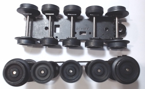 TENDER TRUCK / CENTIPEDE / 10-WHEEL / REAR / W/O COUPLER / EARLY PRODUCTION / 106.7 MM LENGTH / RAILKING BIG BOY 4-8-8-4