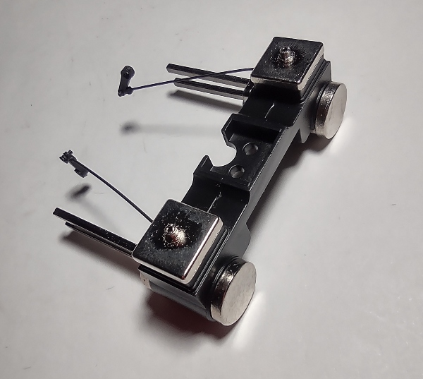 STEAM CHEST / W/CROSSHEAD GUIDES / BLACK W/SILVER / DARK NICKEL / PREMIER AMERICAN & ESE 4-4-0