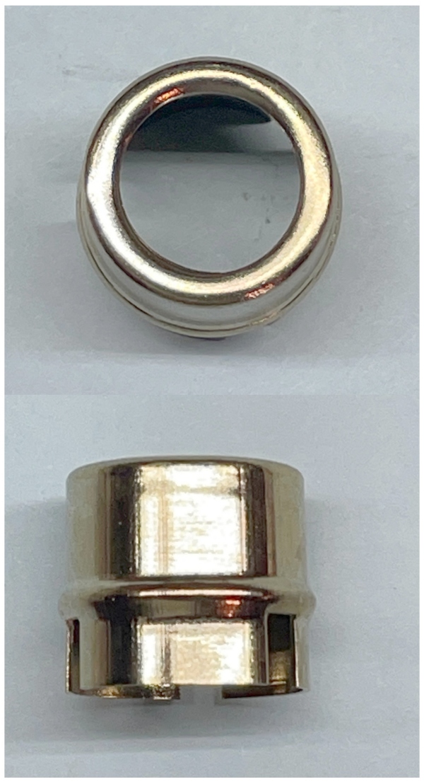 HEADLIGHT BEZEL / BRASS / TINPLATE STANDARD GAUGE 4696