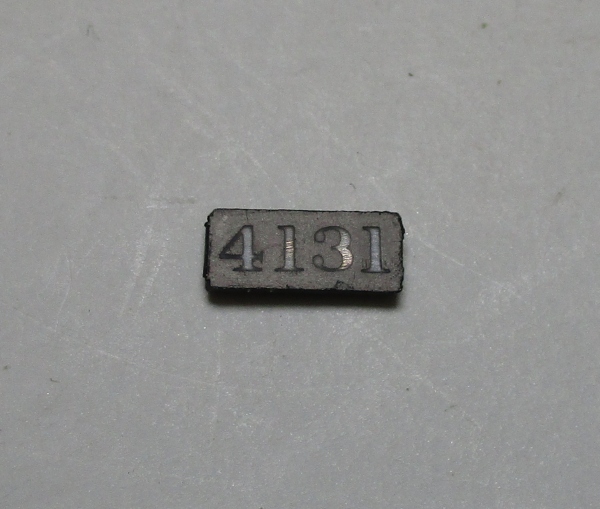 LENS / NUMBER BOARD / LH & RH / FOR REAR HEADLIGHT HOUSING / #4131 / PREMIER CAB FORWARD 