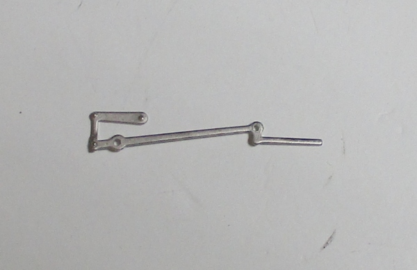 RADIUS ROD / RH / SATIN NICKEL / HO SCALE CAB FORWARD 4-8-8-2