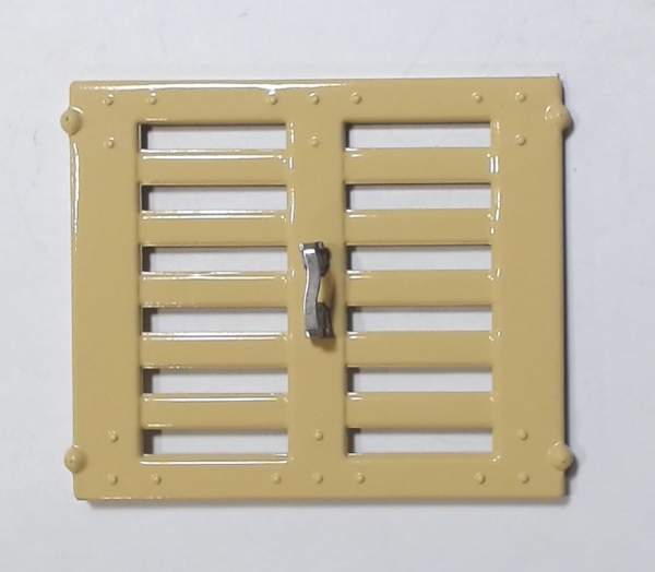 DOOR / CREAM WITH NICKEL HANDLE / 213 / TINPLATE STANDARD GAUGE