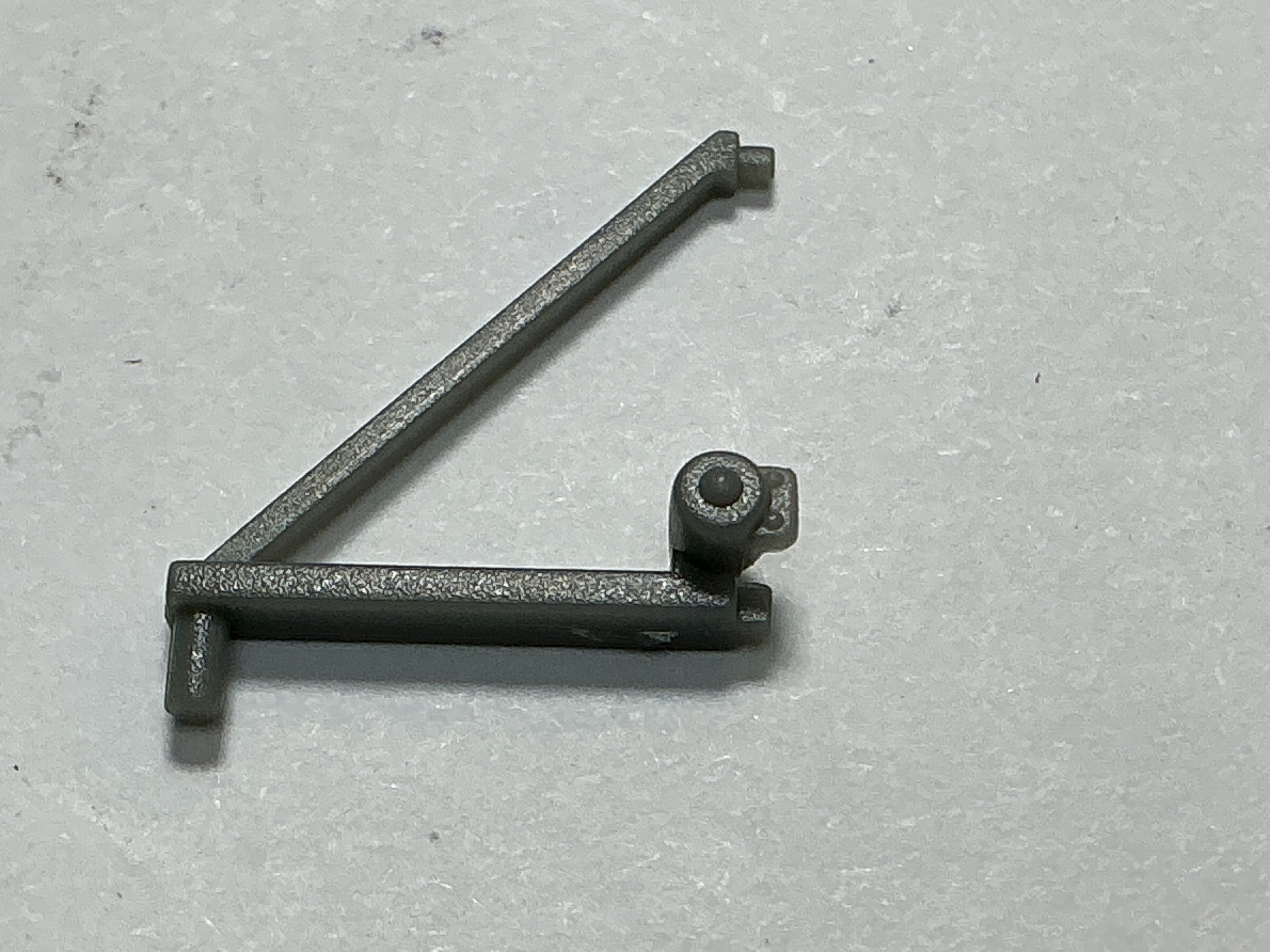 LANDING GEAR / REAR ANGLED SUPPORT BAR / RH / UNDECORATED / PREMIER 20ft PUP TRAILER
