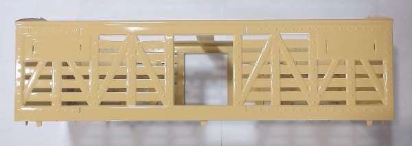 SHELL / STOCK CAR / PAINTED YELLOW / TINPLATE STANDARD GAUGE 513