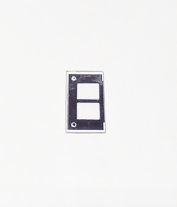 CAB WINDOW / 2-PANE / BLACK TRIM / PREMIER MOHAWK 4-8-2