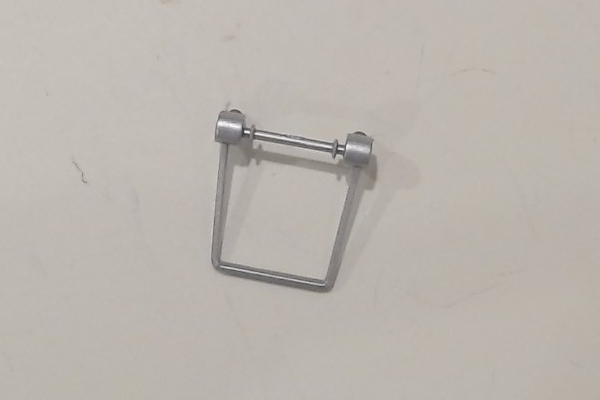 TRUCK STABILIZER BAR / SILVER / SIDE FRAME MOUNTED / LH & RH / PREMIER F-7 / GP38-2 / GP-40 / GP-9 / GP-7 / GP-35 / F-7