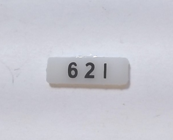 NUMBER BOARD / FRONT / PREMIER F-7A / LONG ISLAND #621