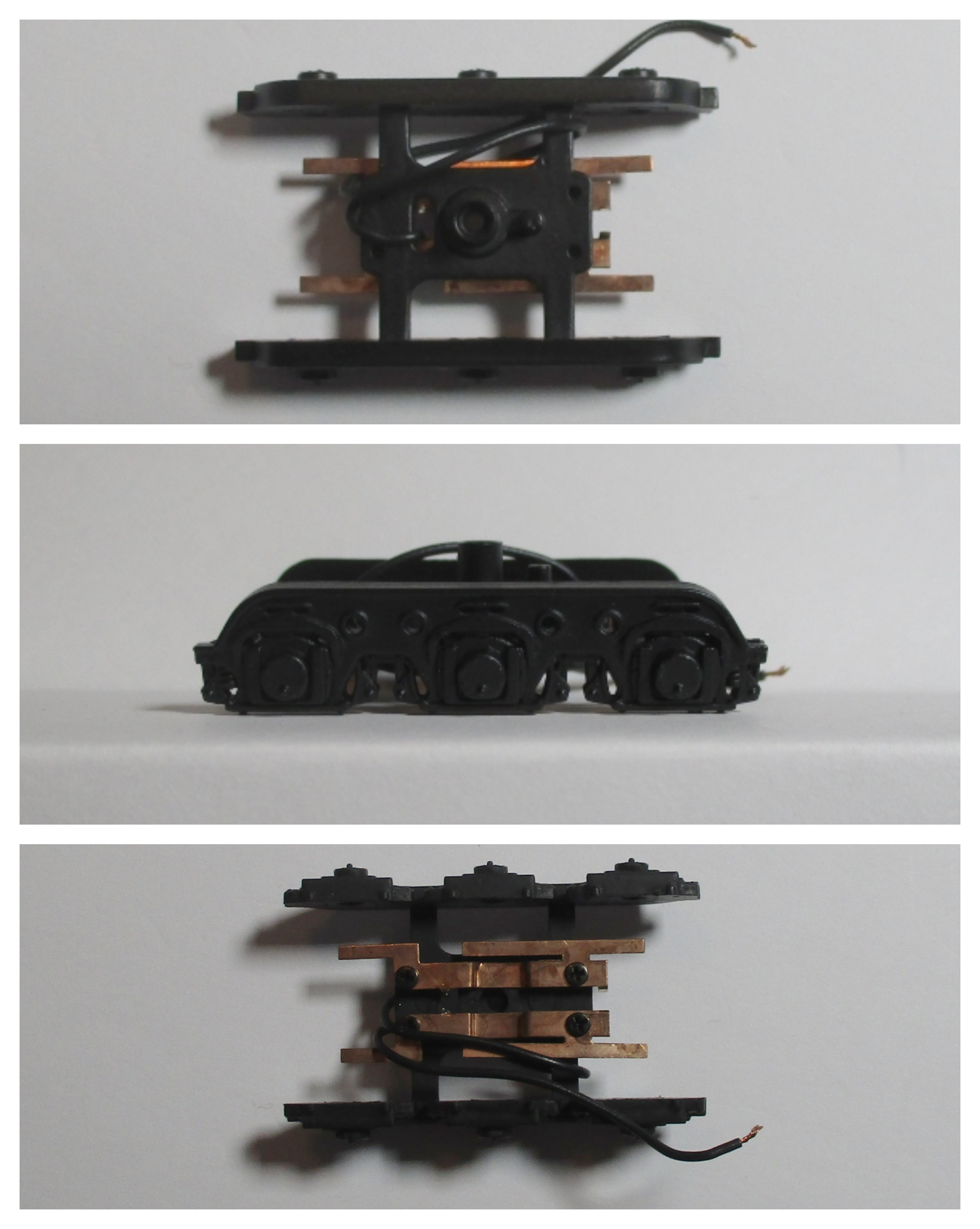 TENDER TRUCK / 6-WHEEL / FRAME ONLY / W/PICK UPS / REAR / HO SCALE N&W J CLASS 4-8-4