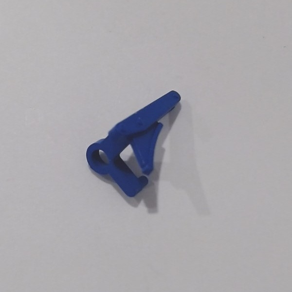 BRAKE SHOE / BLUE / RH / SHORT / OFFSET TAB / 25.65mm TALL / PLASTIC / READING & NORTHERN