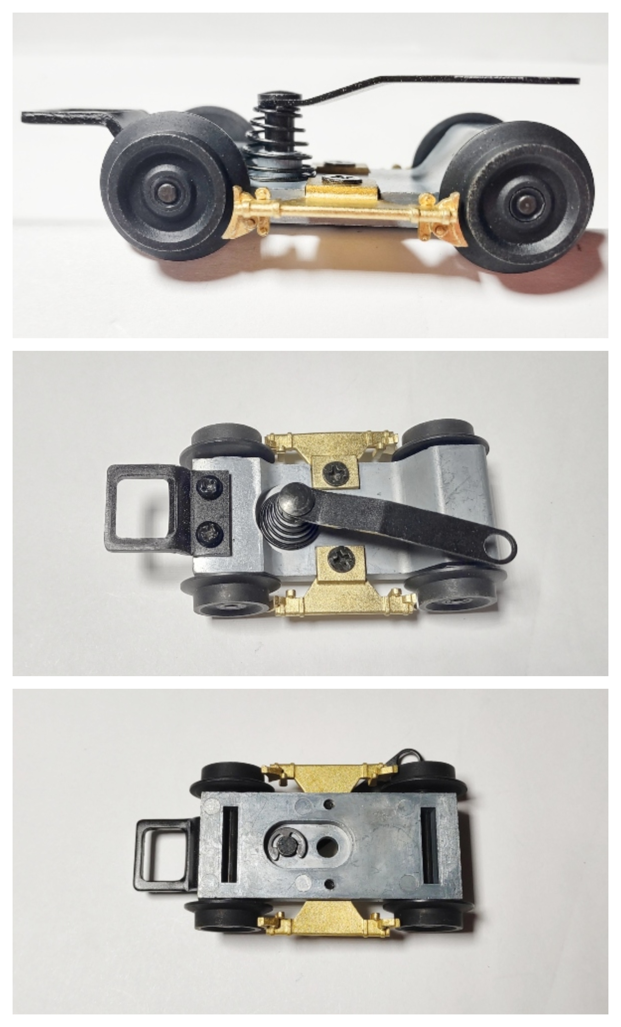 4-WHEEL PILOT TRUCK / W/BRAKE SHOES / UNDECORATED / 3-RAIL / PREMIER MOHAWK 4-8-2