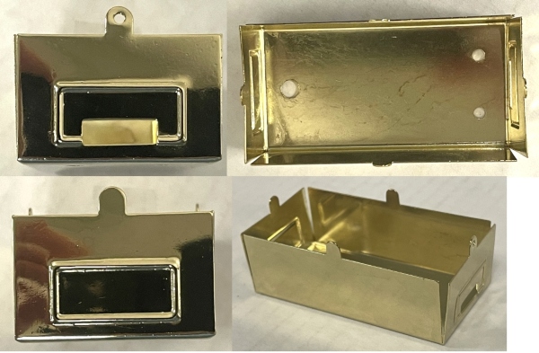 LAMP CONTROLLER BOX/ BRASS / CONTROLLER NOT INCLUDED / TINPLATE STANDARD GAUGE A/F 4300 SERIES PASSENGER CARS