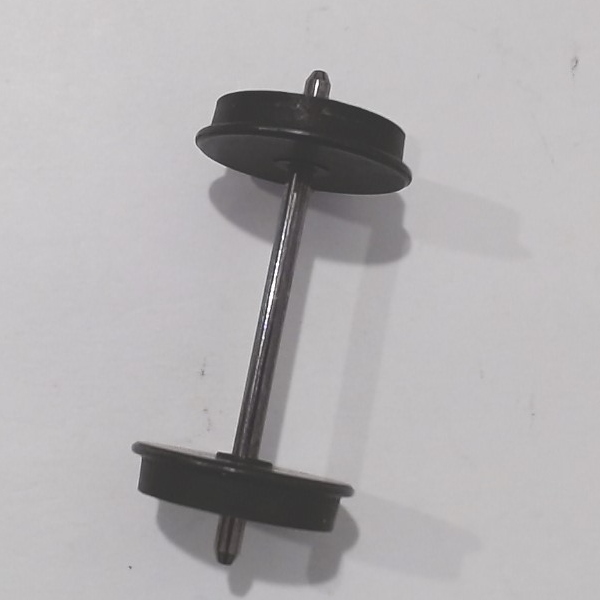 WHEEL & AXLE ASSEMBLY / O SCALE 2-RAIL / 18.6mm DIAM / TENDER TRUCK / PREMIER Z-6 CHALLENGER 4-6-6-4