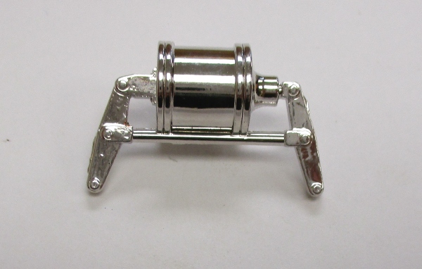 BRAKE CYLINDER / DIE-CAST / PLATINUM / UNDERFRAME MOUNT ON TENDERS / PREMIER J-1e HUDSON 4-6-4