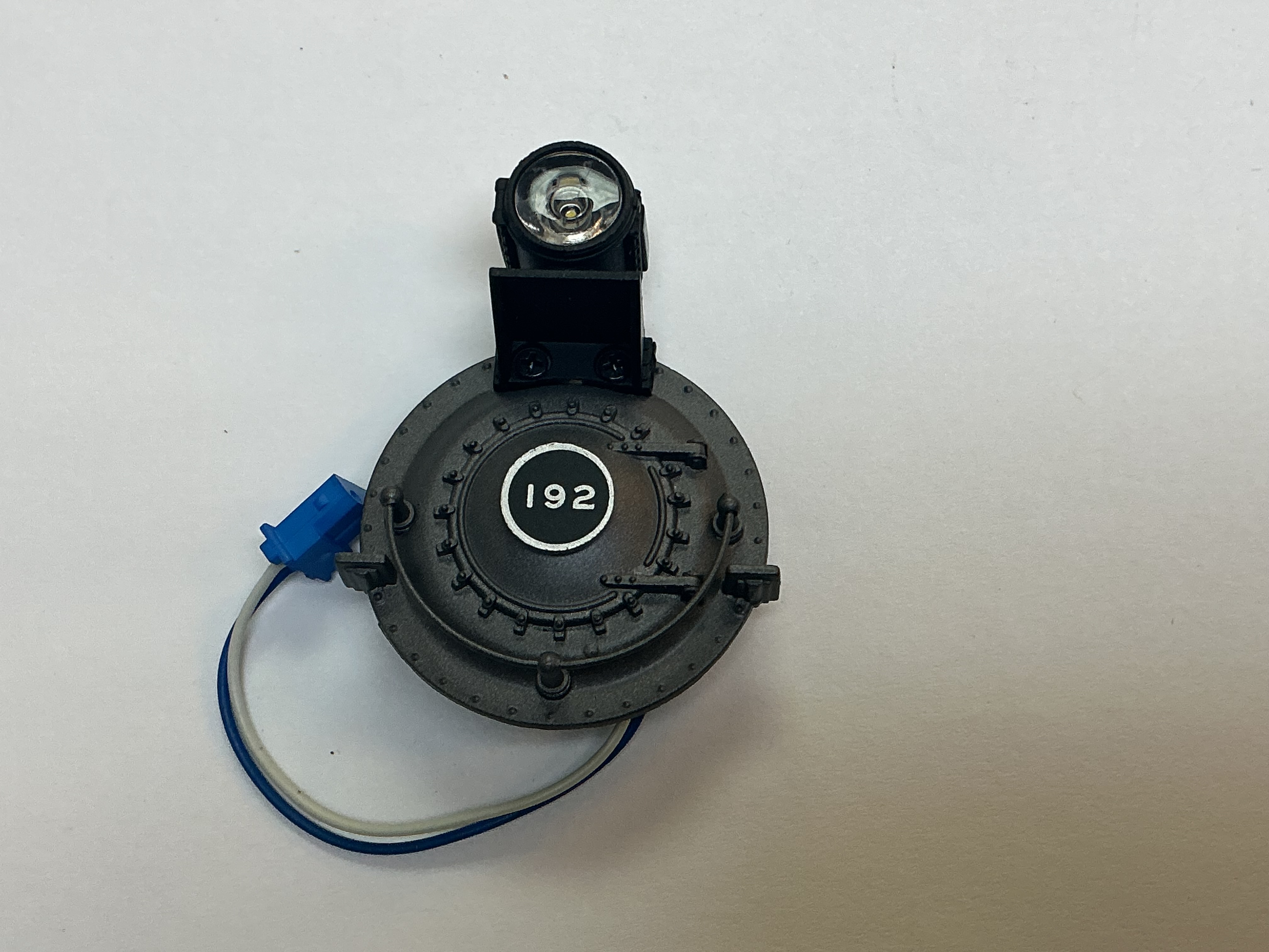 BOILER FRONT / W/H/L HOUSING / W/NUMBER BOARDS / W/NUMBER PLATE / GN #192 / PREMIER A-5 SWITCHER 0-4-0