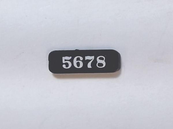 NUMBER BOARD / LF OR RR / PREMIER GP-9 / SP #5678