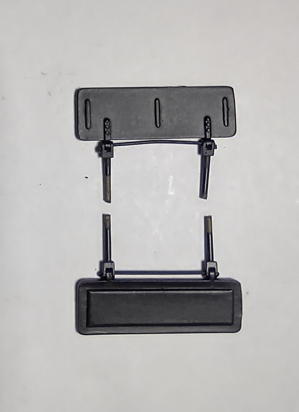 WATER HATCH / RECTANGULAR / BLACK / W/HINGES / 35mm L / PREMIER H-10 2-8-0