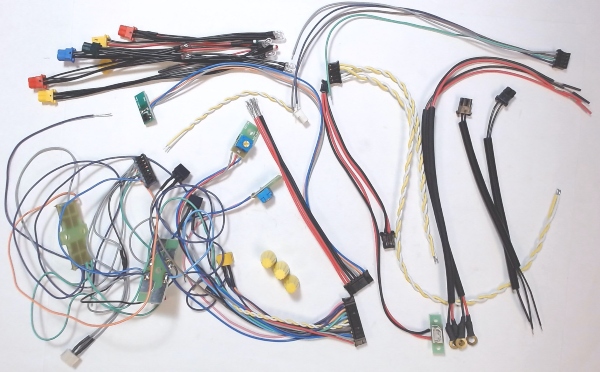 WIRE HARNESS SET / COMPLETE W/LIGHTS & TACH READER /  EARLY PS2 3V / PREMIER GP-40