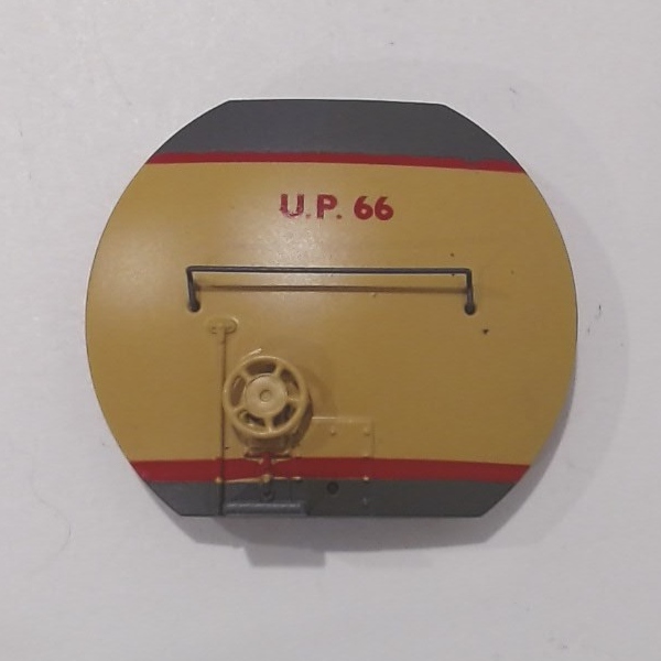 SHELL / END CAP / FUEL TENDER / UP #66 / HO SCALE UP VERANDA