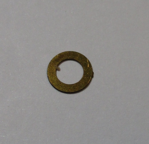 WASHER / METAL / 6mm O.D. x 3mm I.D. x 0.4mm THICK / HO SCALE BIG BOY 4-8-8-4