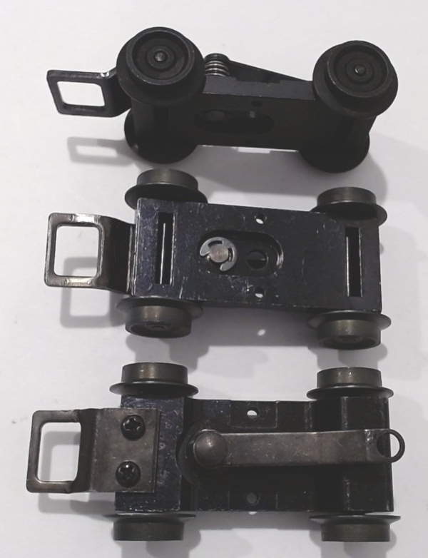 4-WHEEL PILOT TRUCK / BLACK / W/O BRAKE SHOES / PREMIER BIG BOY 4-8-8-4