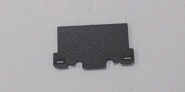 DECK TREAD / RUNNING BOARD / BLACK / HO SCALE DASH-9