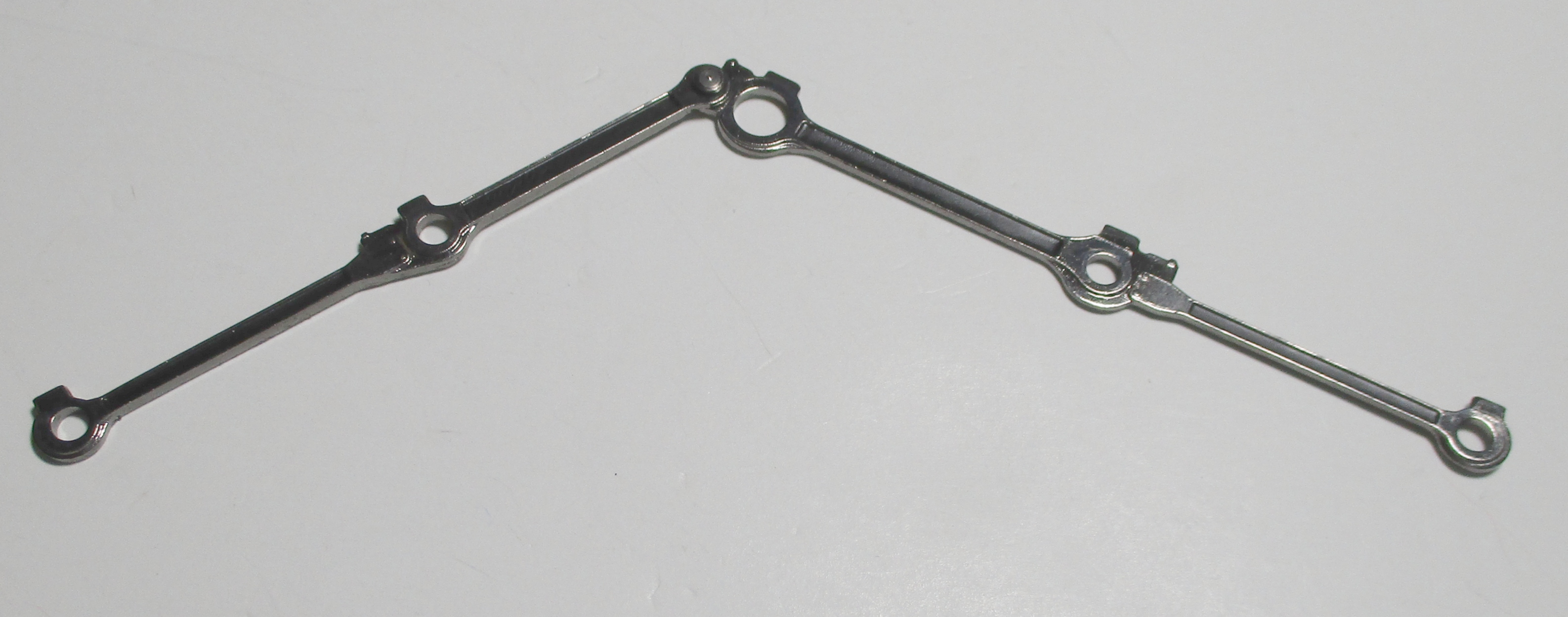 SIDE ROD / 5-AXLE / RH SIDE / BLACKENED W/BLACK ROD CENTERS / PREMIER SNCF 150X