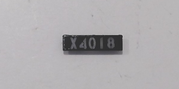 NUMBER BOARD / LH & RH / UP #X4018 / PS 2 & 3 / PREMIER BIG BOY 4-8-8-4 