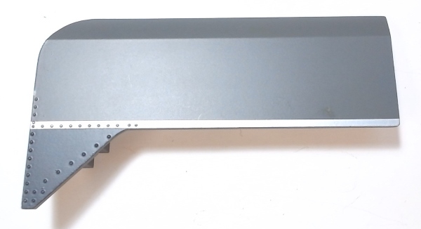 SMOKE DEFLECTOR / LH / TWO TONE GRAY W/SILVER STRIPE / RAILKING IMPERIAL FEF 4-8-4