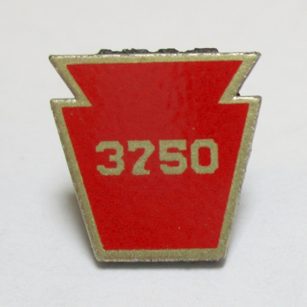 NUMBER BOARD / KEYSTONE / BOILER FRONT / #3750 / PREMIER K-4s 4-6-2