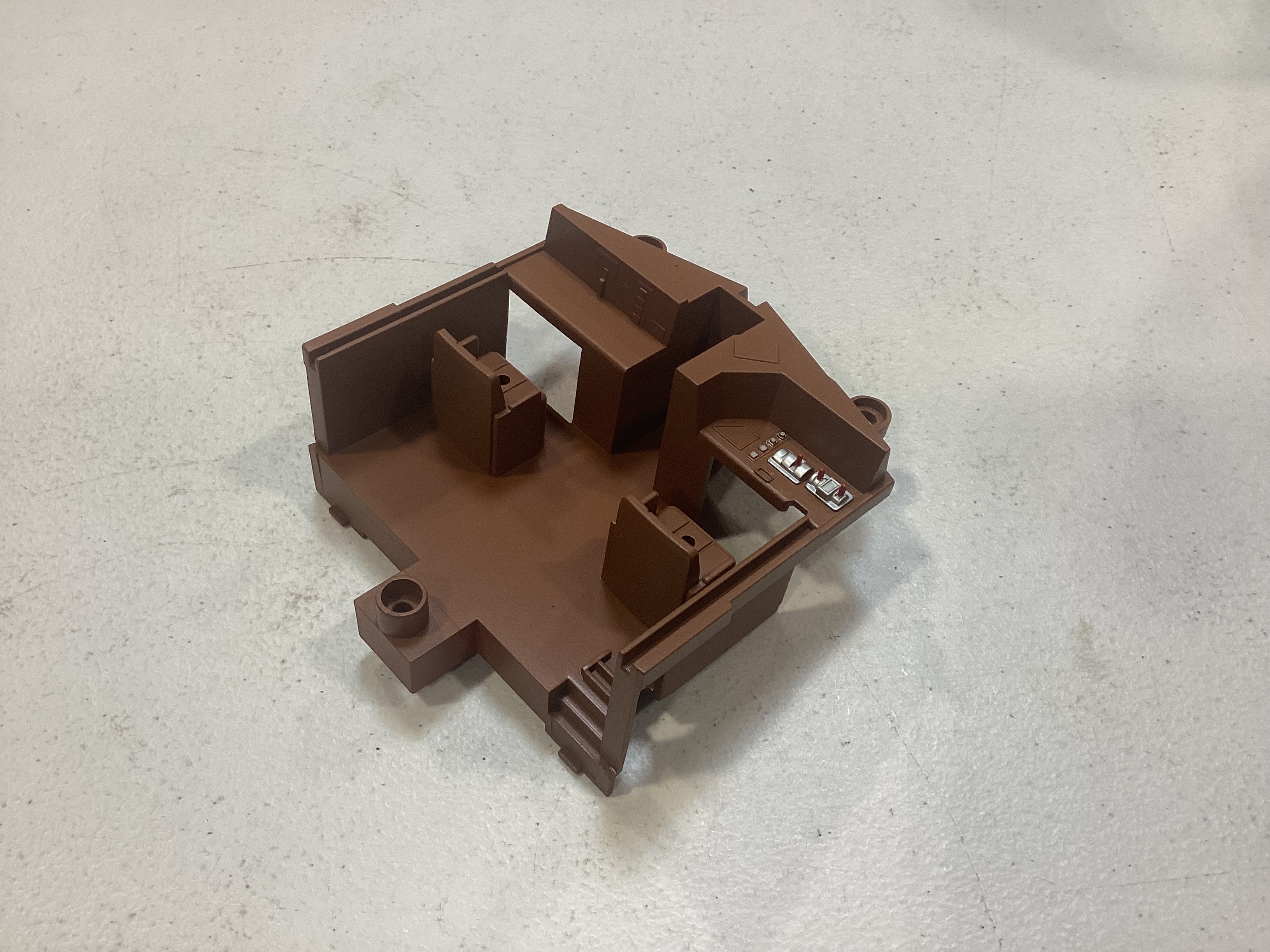 CAB INTERIOR / WIDE NOSE / BROWN / ONE GAUGE DASH-8