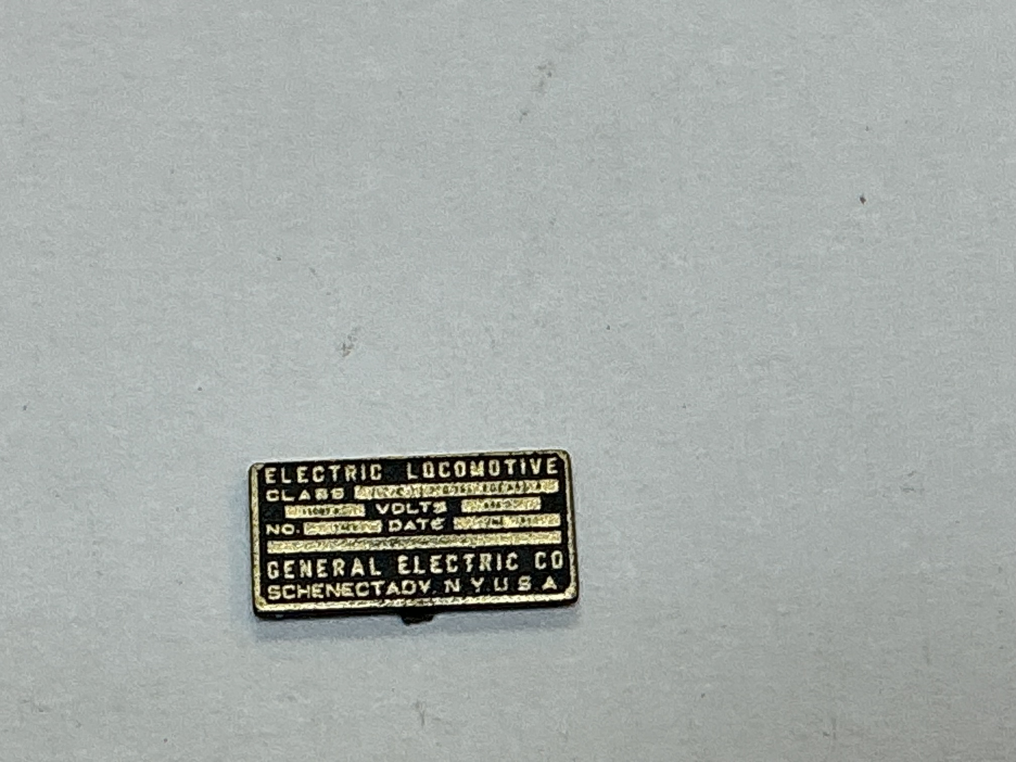 BUILDER PLATE / GENERAL ELECTRIC / #352 / PREMIER EP-3