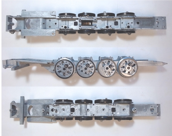 DRIVE BLOCK / 4-AXLE / 3-RAIL / UNDECORATED / PREMIER MOHAWK 4-8-2