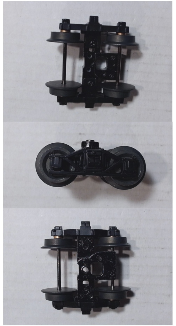 TENDER TRUCK / 4-WHEEL / FRONT / BLACK / VERSION H / PREMIER HEAVY PACIFIC 4-6-2