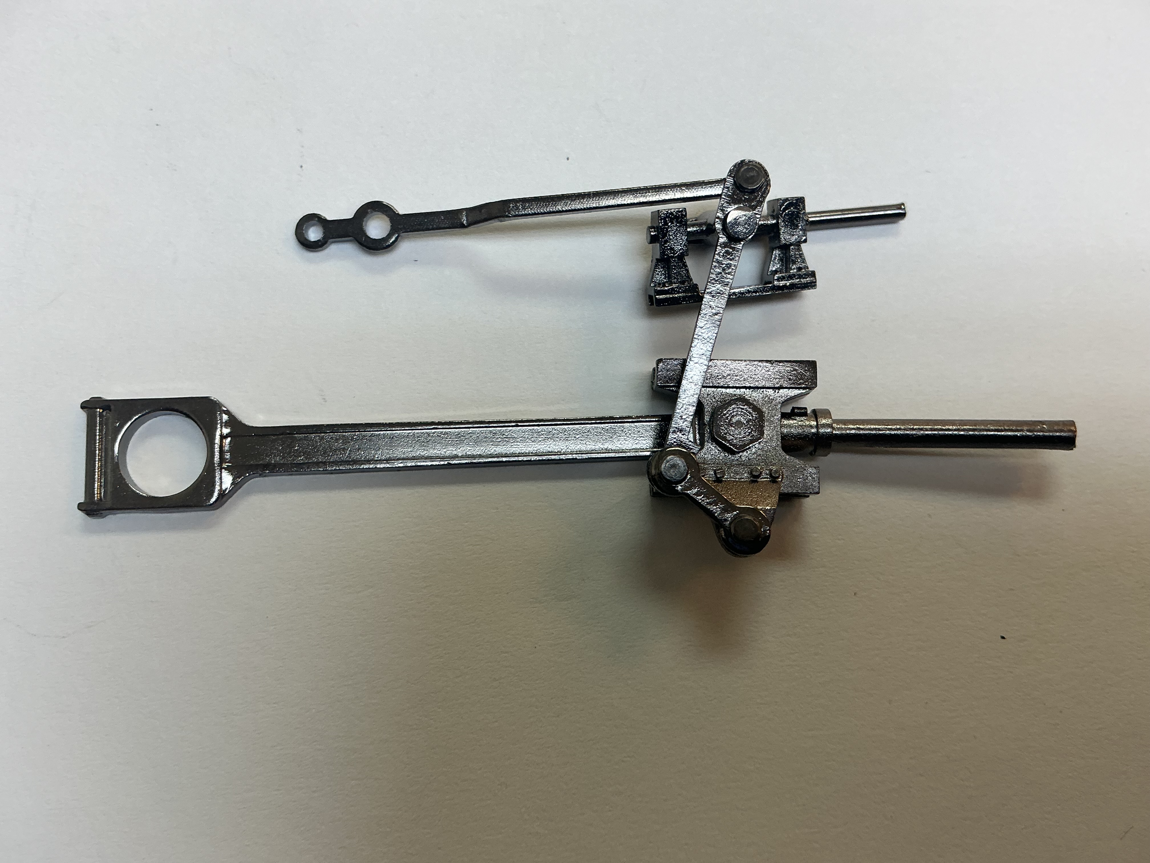 MIAN ROD & CROSSHEAD ASSEMBLY / RH / SATIN NICKEL / W/MANUAL TIMING VALVE / PREMIER A-5 SWITCHER 0-4-0