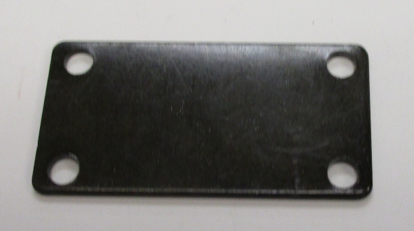 GEAR BOX COVER / METAL / STEAM / 19.2mm W x 36.3mm L x 1mm THICK / MIDDLE & REAR ENGINES / PREMIER TRIPLEX 2-8-8-8-2