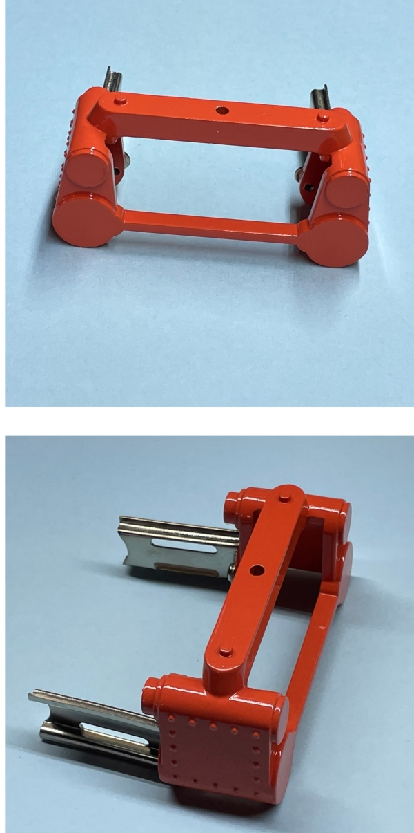 STEAM CHEST / DIE-CAST / ORANGE / TINPLATE O GAUGE / 263 / 11-6059-0, 11-6059-1& 11-6072-1