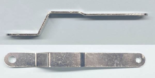 DRAWBAR / TENDER / FRONT / NICKEL / TINPLATE STANDARD GAUGE 4696