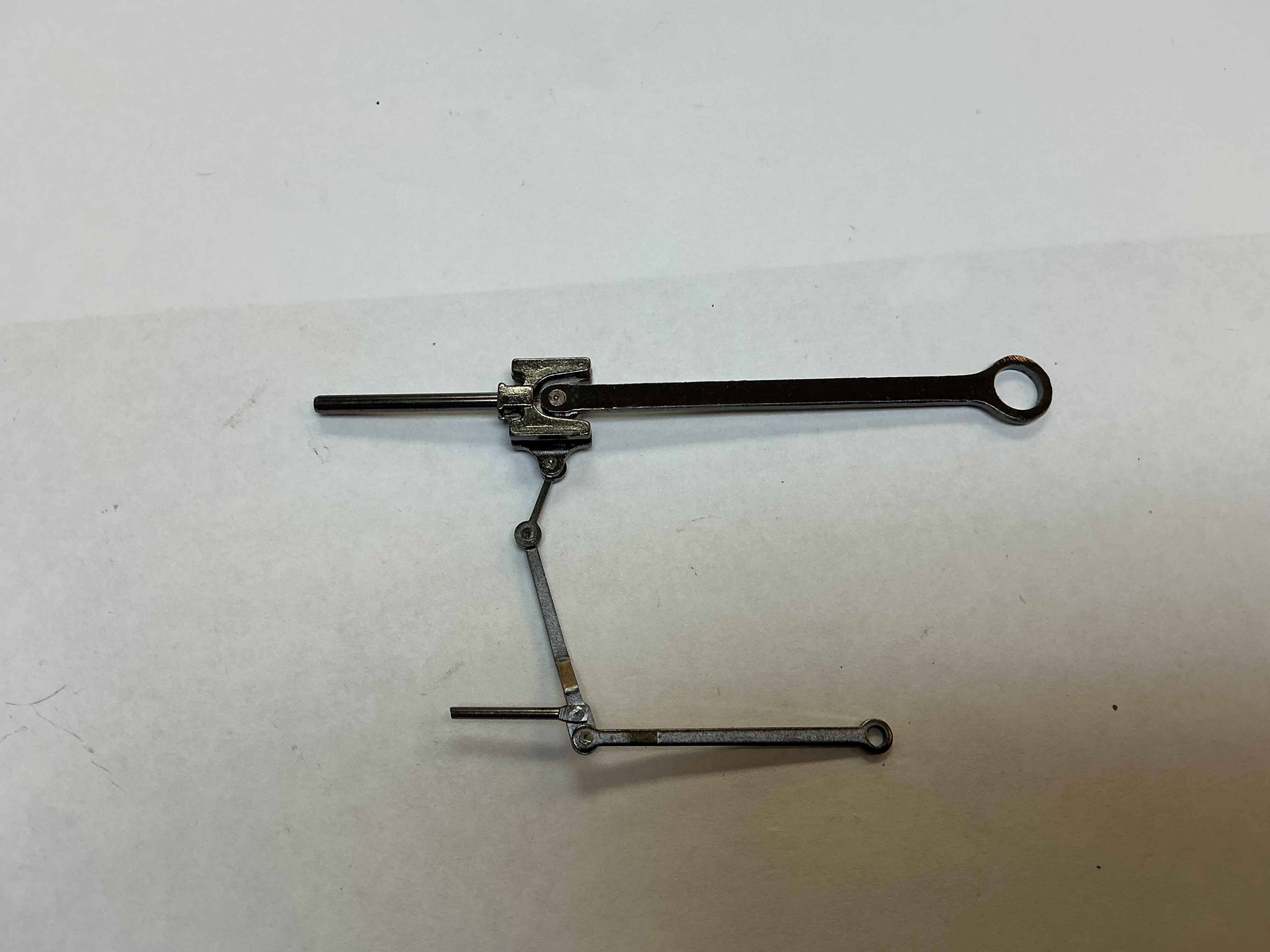 MAIN ROD & CROSSHEAD ASSEMBLY / RH / BLACKENED / PREMIER CAMELBACK 4-6-0