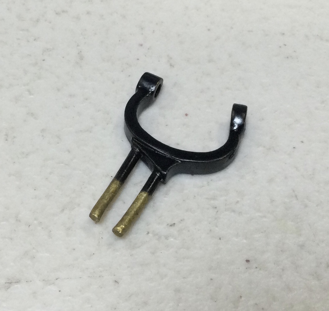 BELL CRADLE / BLACK / RAILKING ONE GAUGE TRIPLEX