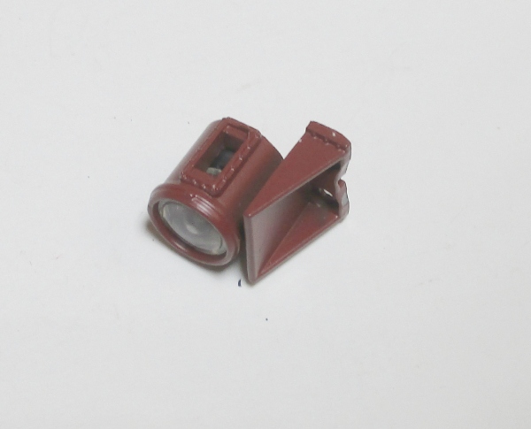 HEADLIGHT HOUSING / LOCOMOTIVE / W/LENS / W/O NUMBER BOARDS / TUSCAN RED / BOILER FRONT MOUNT / PREMIER K-4s 4-6-2