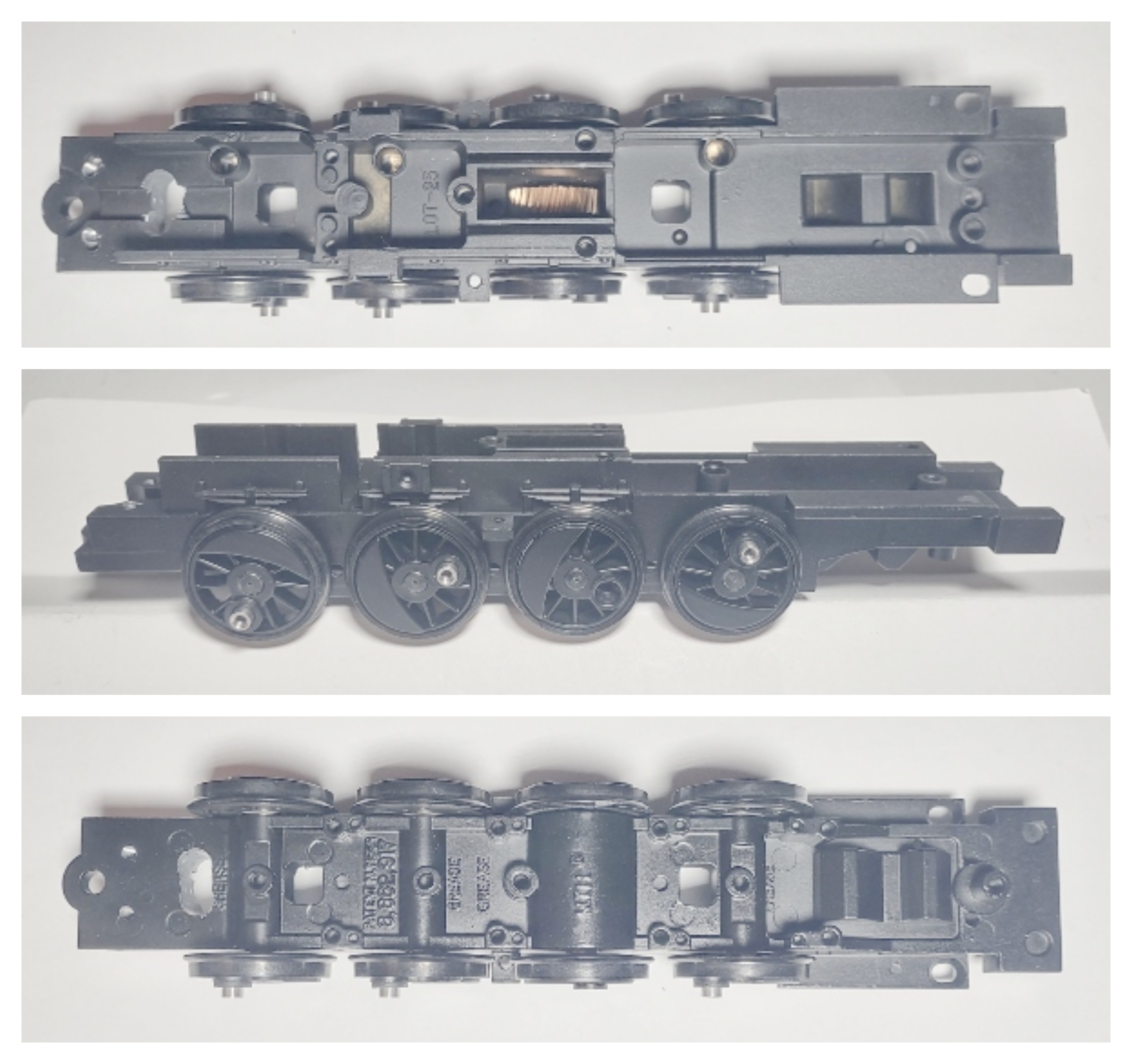 DRIVE BLOCK / 4-AXLE / 2-RAIL / BLACK / PS 3 / 3/2 FEATURE / PREMIER 0-8-0
