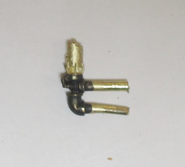 WHISTLE / DULL BRASS & BLACK / PREMIER 3-TRUCK & 4-TRUCK SHAY