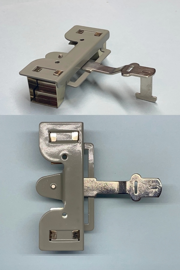 COUPLER RECEIVER / MALE / GRAY W/BRASS STEPS / TINPLATE STANDARD GAUGE A/F 4021 CABOOSE